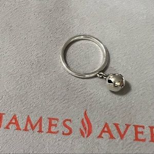 James Avery Sterling Silver Jingle Bell Ring, Size 9